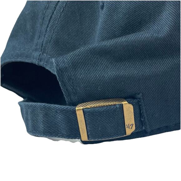 Denver Nuggets NBA '47 Brand Adjustable Hat Navy Adult Basketball Mile High Logo - Picture 6 of 10